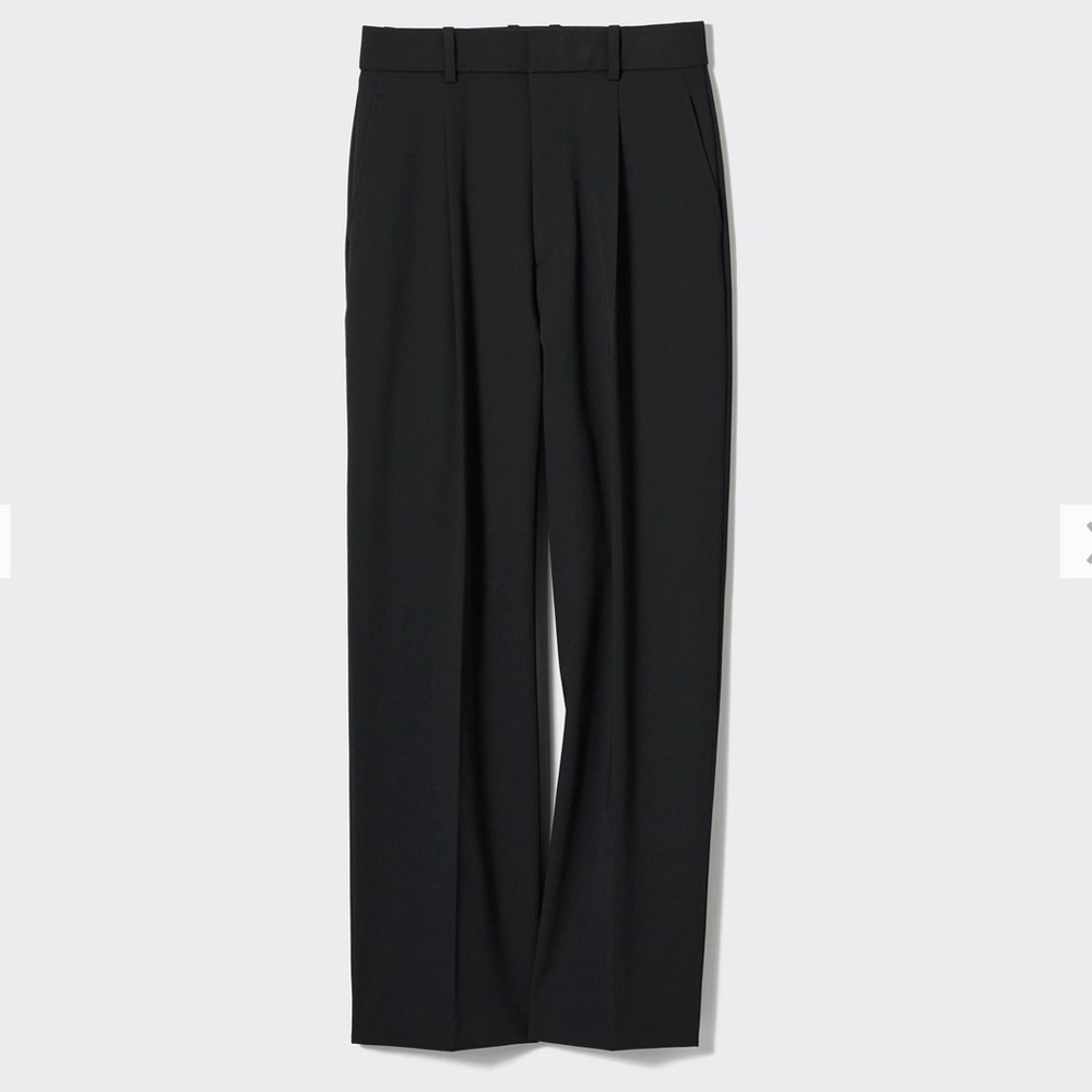 Uniqlo Wide Leg Pleated Trousers